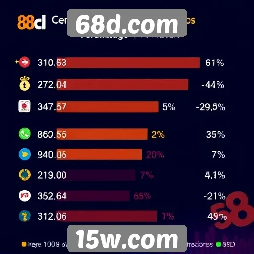 Estatísticas de usuários ativos no 68d.com