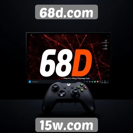 Histórico de popularidade do site 68d.com entre gamers