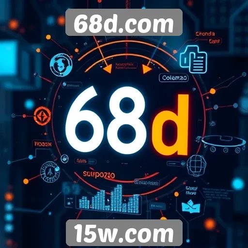 Inovações tecnológicas no site 68d.com